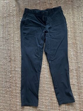 Everlane black trousers athletic fit, 29x28, worn